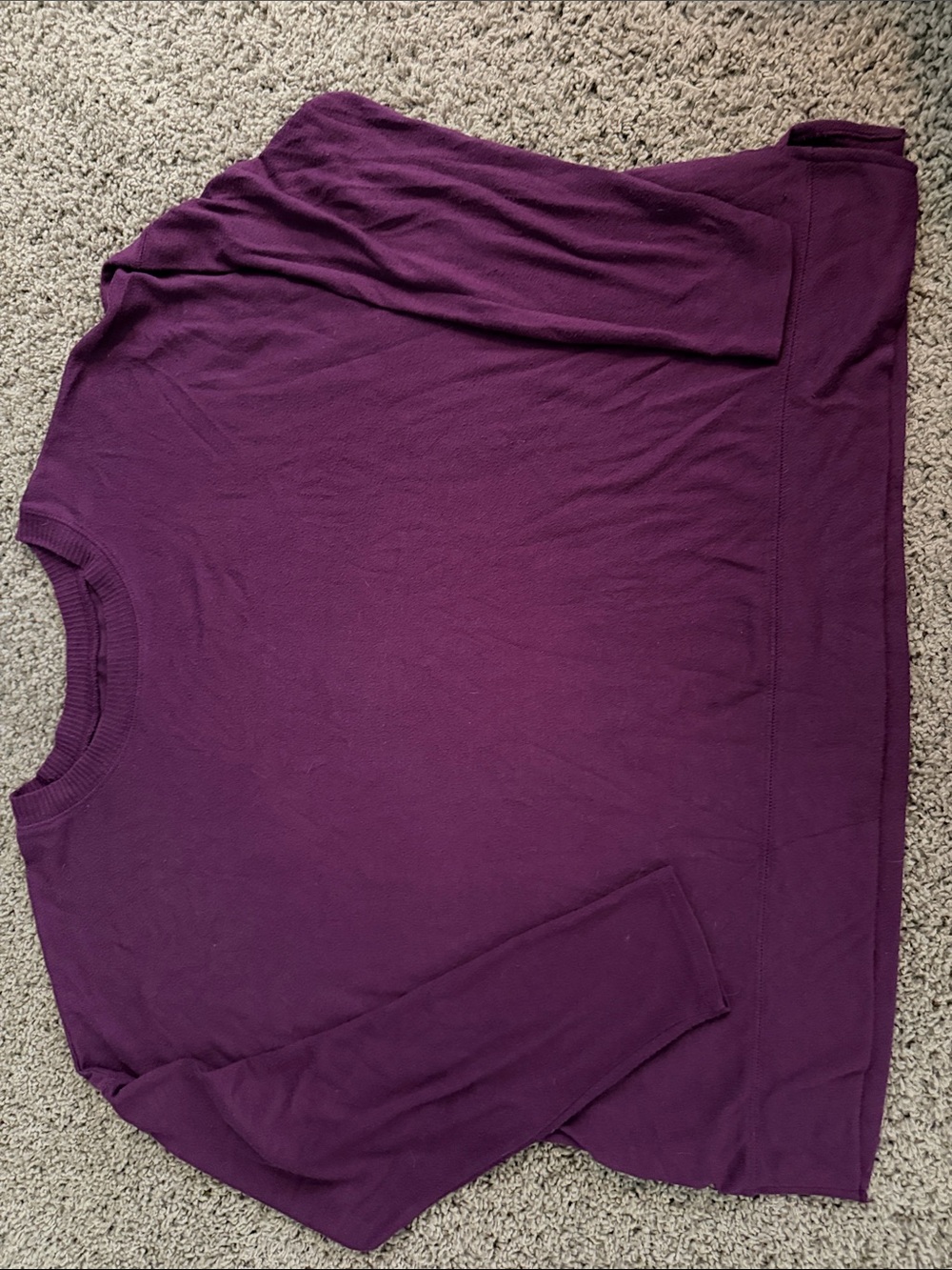 Lucky Brand Women's Crewneck Sweater in Plum